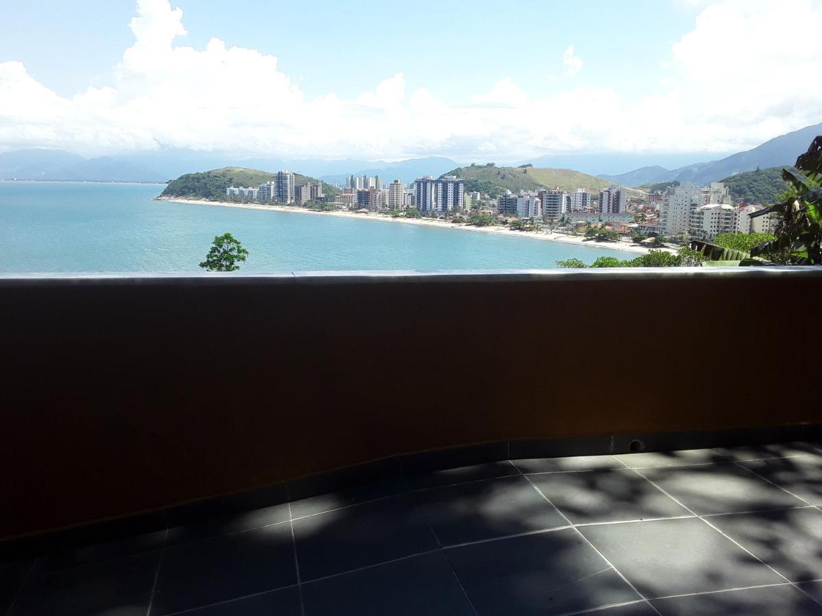 Honey Moon - Vista Do Mar Na Cama. Hotel Caraguatatuba Kültér fotó